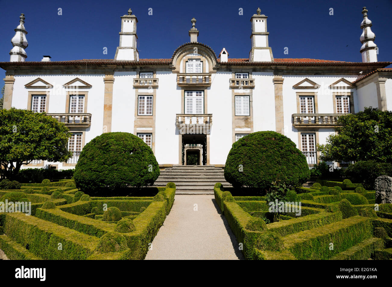 Portugal Douro Vila Real Solar de Mateus Mateus Herrenhaus in der ersten Hälfte des 18. Jahrhunderts von Nicolau Nasoni in eine Stockfoto