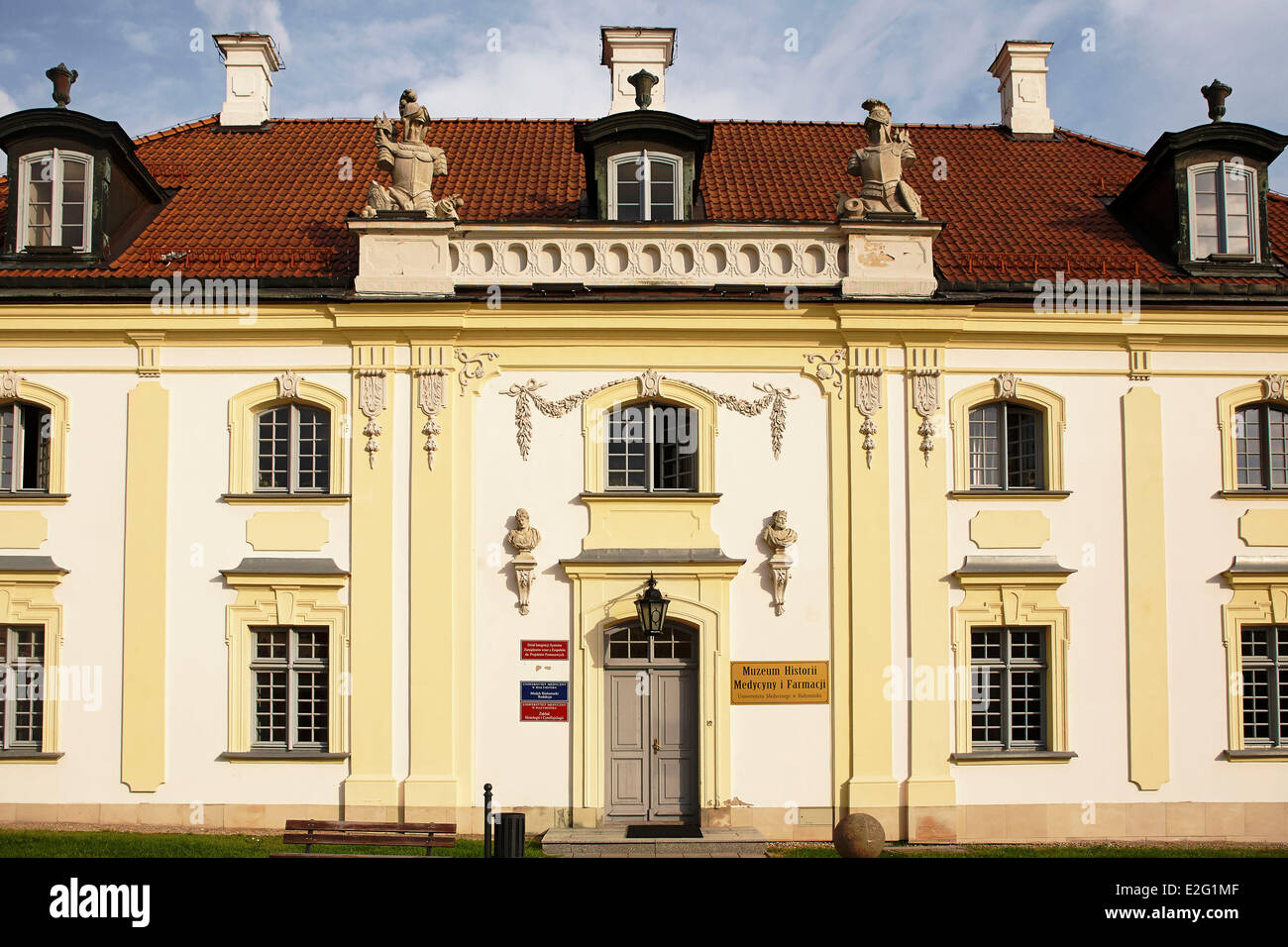 Polen Woiwodschaft Białystok Branicki Palast historische Museum für Medizin und Pharmazie Stockfoto