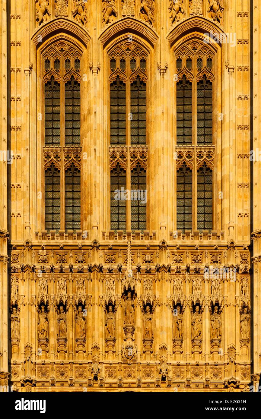 Großbritannien-London-Westminster Palast Haus Parlement mit Victoria Tower Stockfoto
