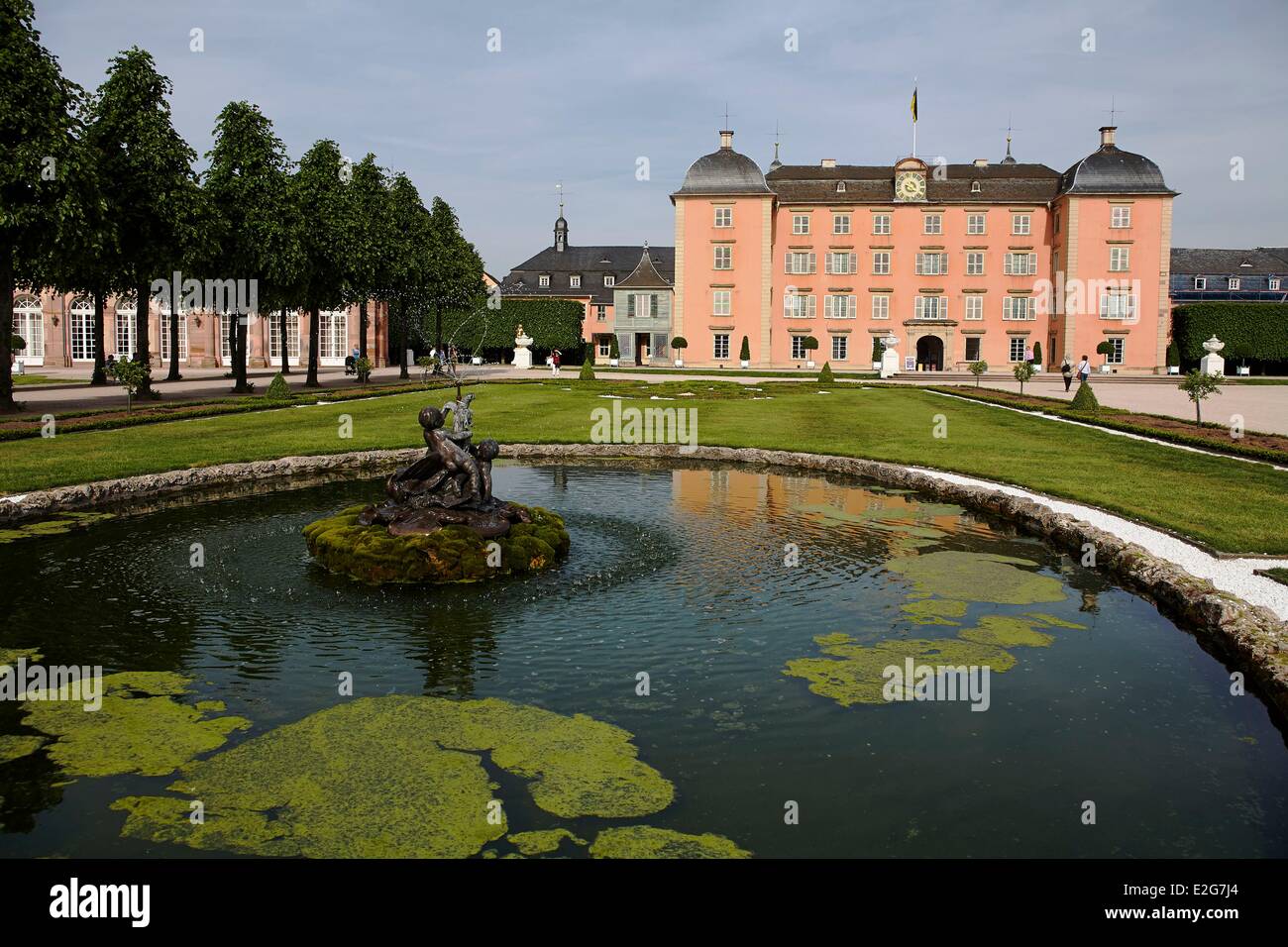 Deutschland Baden Württemberg Schwetzinger Schloss und seinen Garten Stockfoto