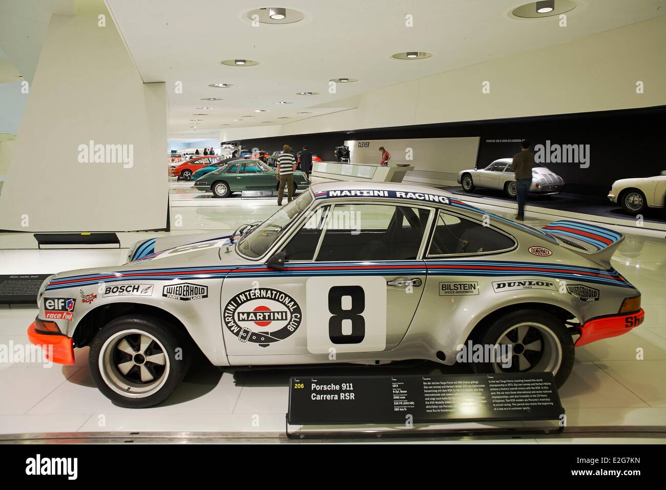 Deutschland hieß Württemberg Stuttgart Porsche Porschemuseum 911 Carrera RSR Stockfoto
