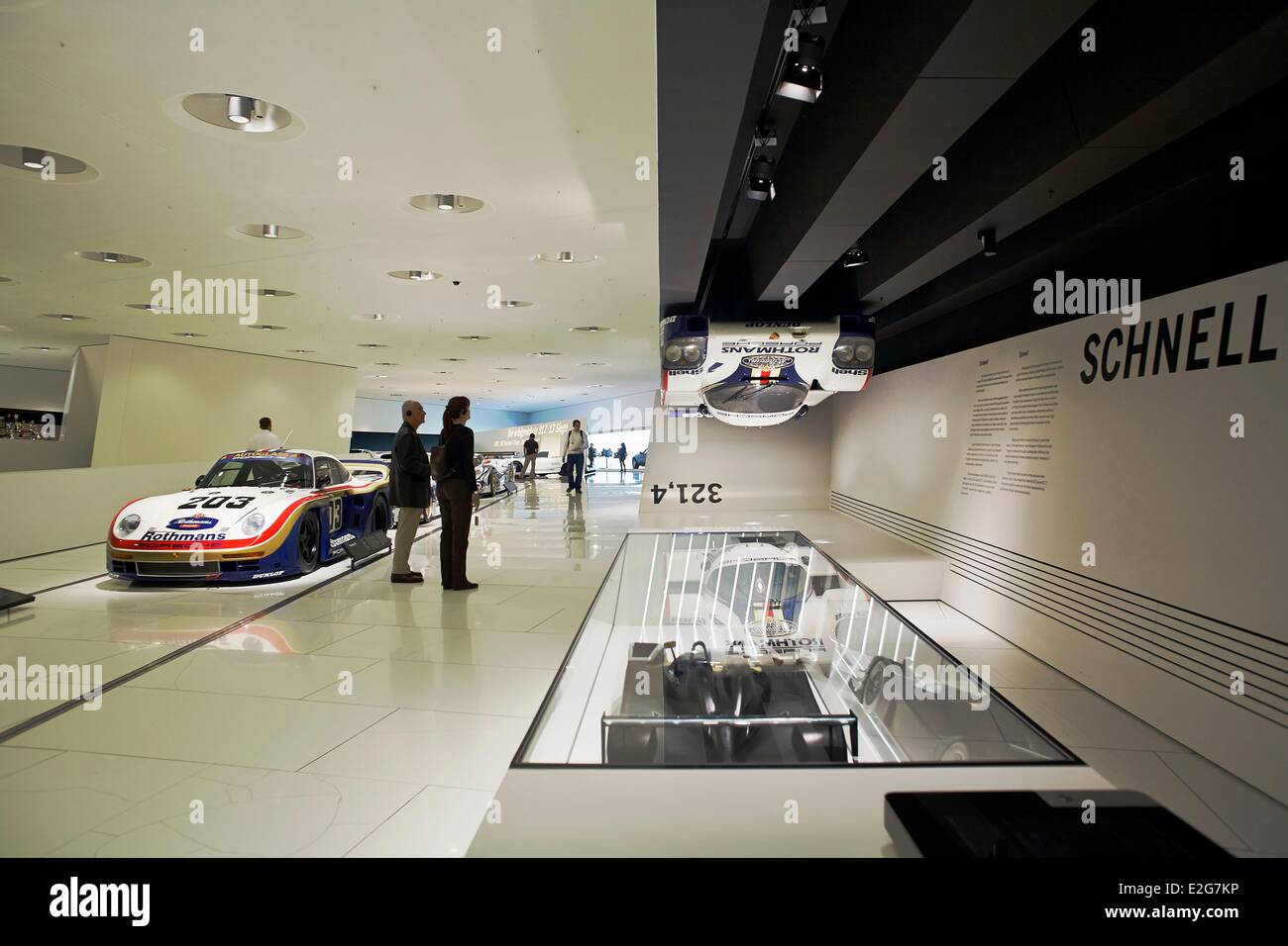 Deutschland hieß Württemberg Stuttgart Porsche Museum Stockfoto
