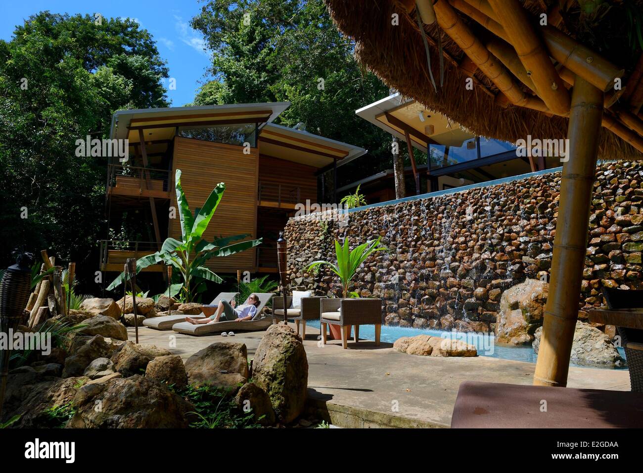 Panama Chiriqui Provinz Golf von Chiriqui National Marine Park Resort in Isla Palenque Stockfoto