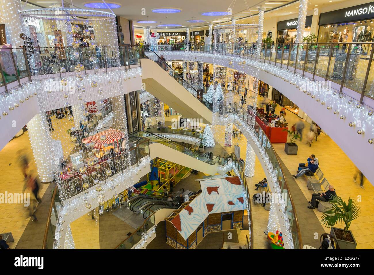 Malta Sliema Tigne Point Shopping Centre Point Stockfoto