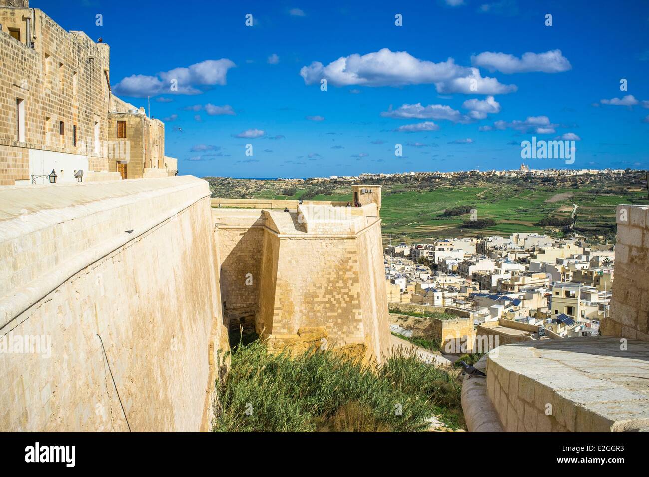 Malta Gozo Insel Zitadelle von Victoria (Rabat) Stockfoto