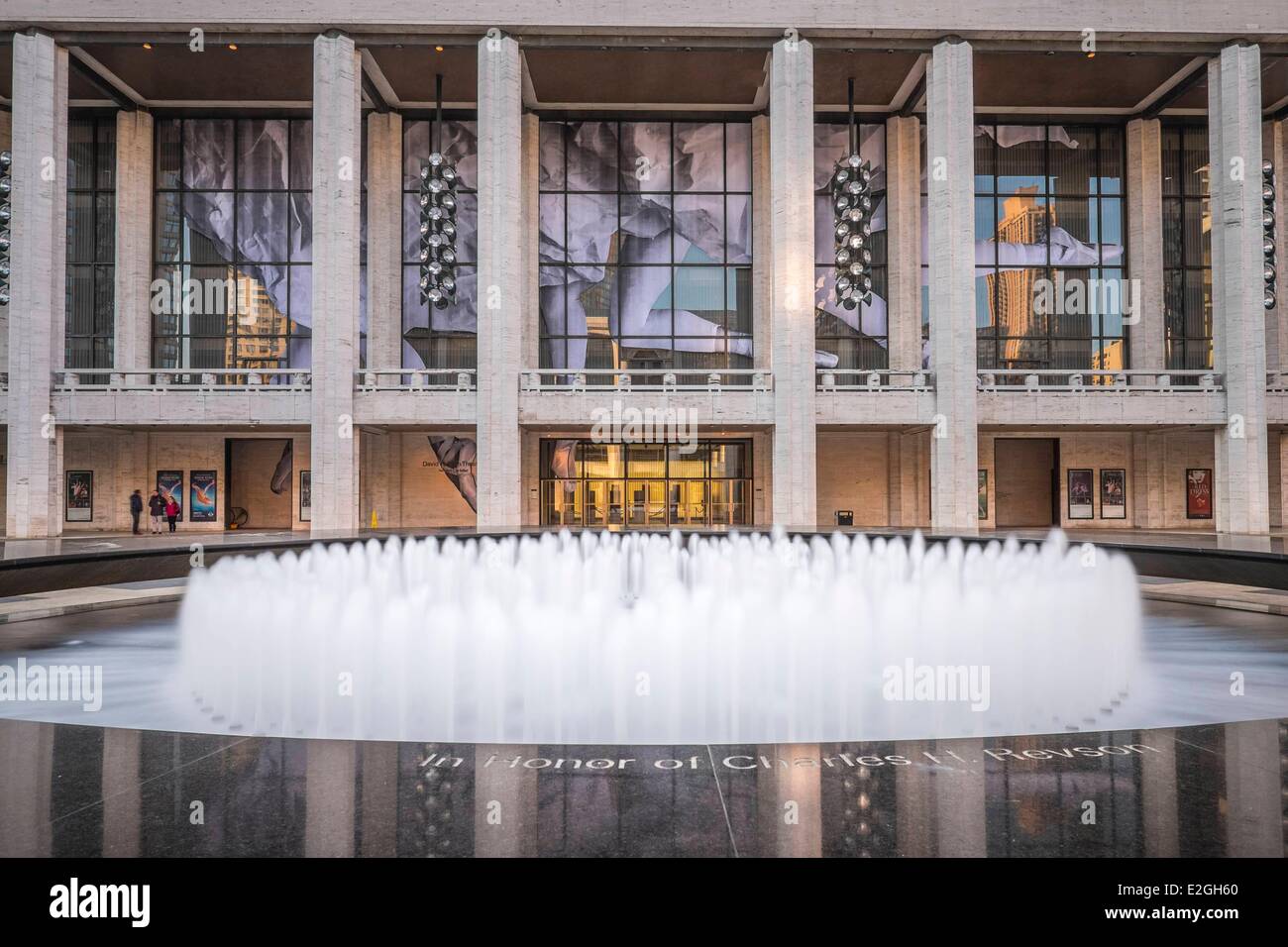 USA New York Manhattan Upper West Side Metropolitan Opera ist Teil des Lincoln Centers Stockfoto