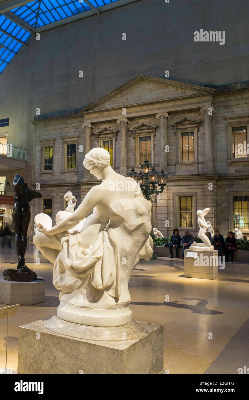 USA New York Manhattan East Side Metropolitan Museum of Art (MET) Europäische Skulptur und Kunstgewerbe Stockfoto