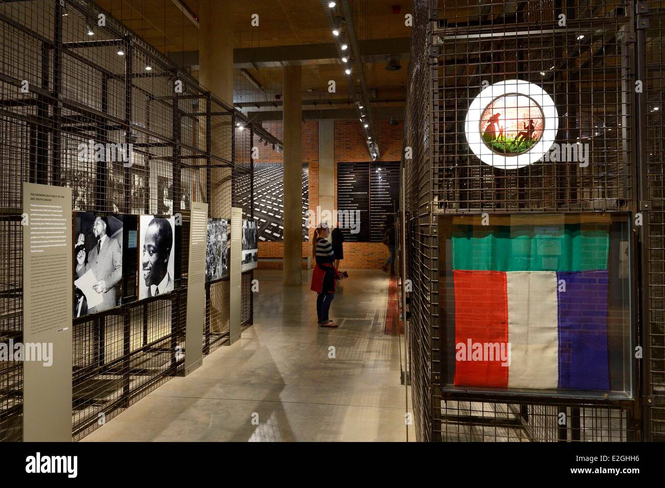 Provinz Gauteng Südafrika Johannesburg Apartheid-Museum Stockfoto