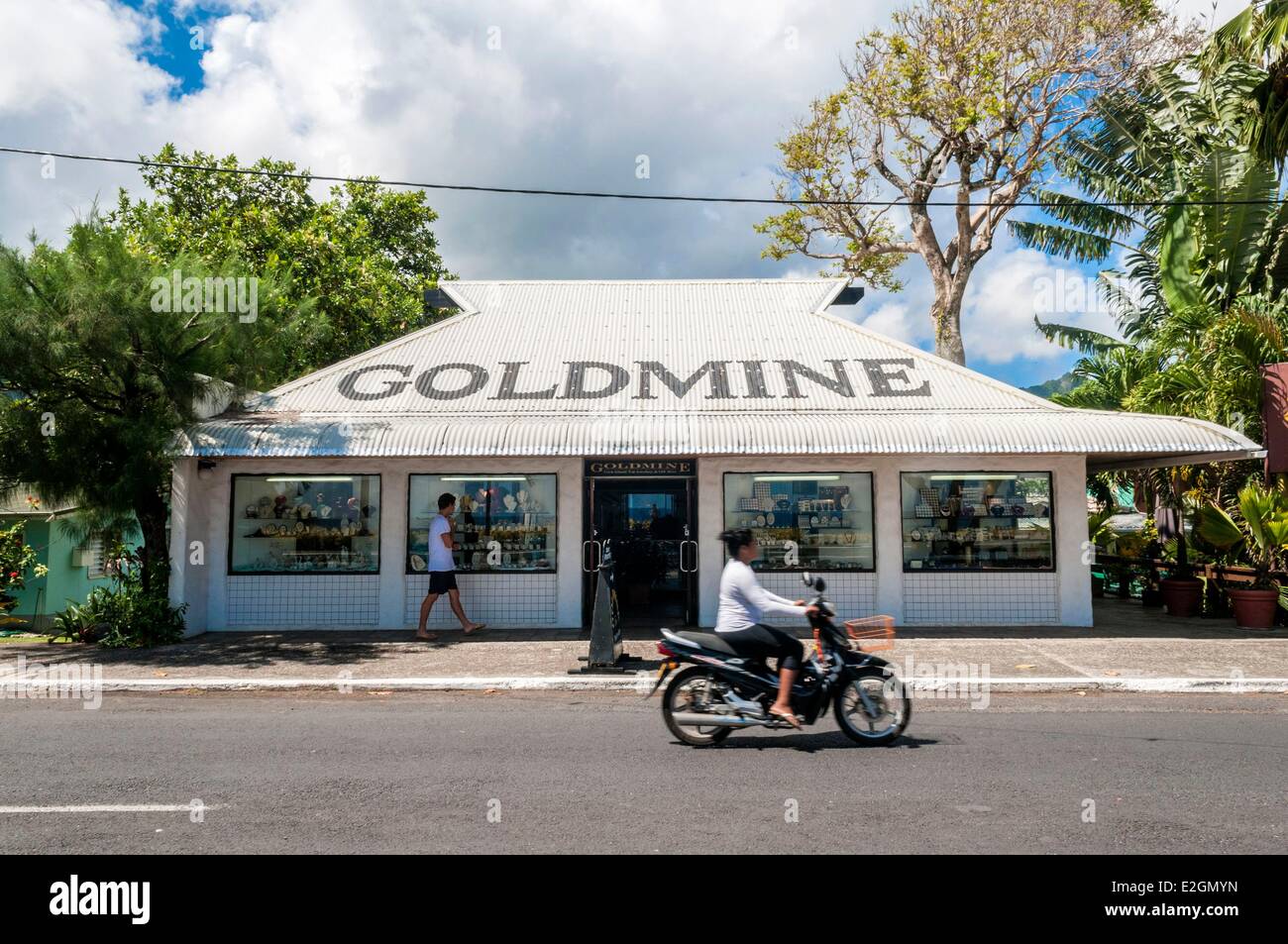 Hauptstadt der Cook-Inseln Rarotonga Insel Avarua Stockfoto