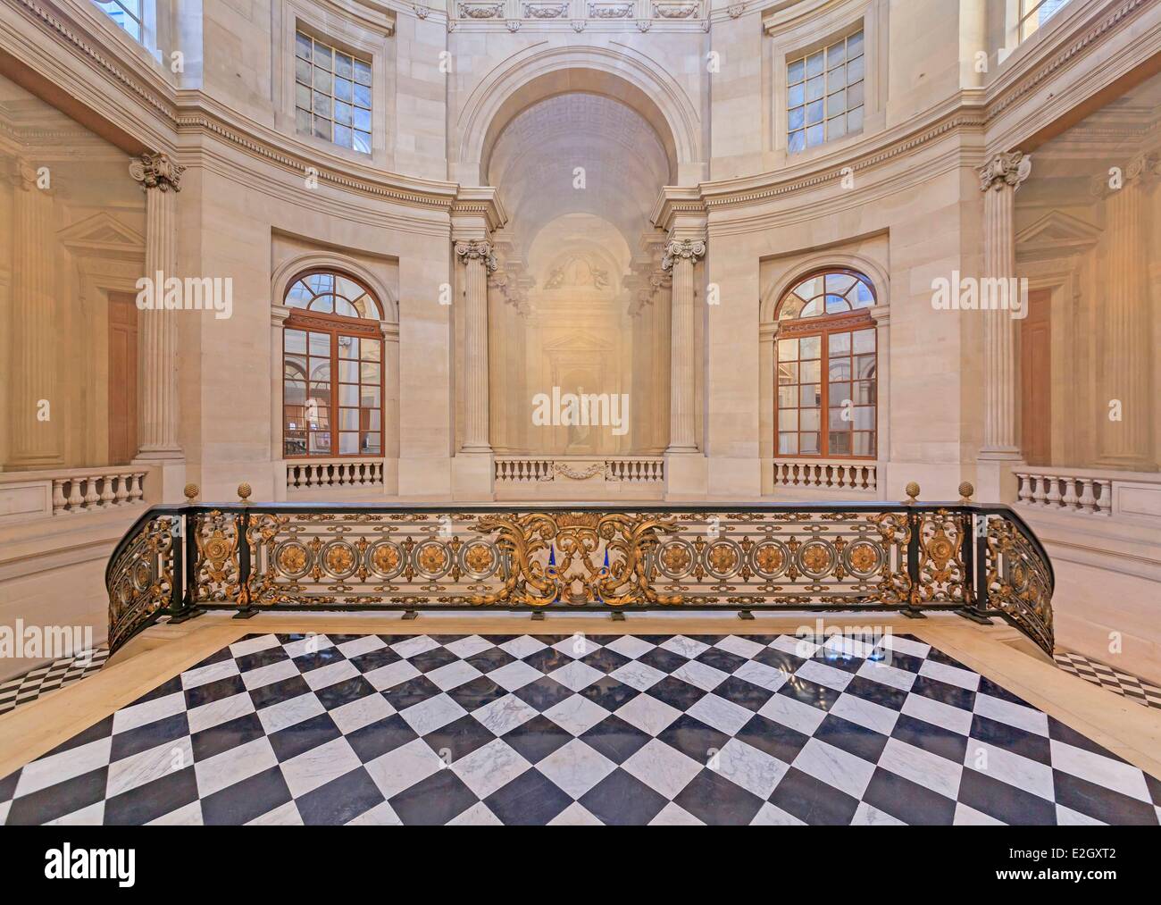Frankreich Paris Palais Royal Staatsrat (Conseil d ' Etat) große Treppe Stockfoto