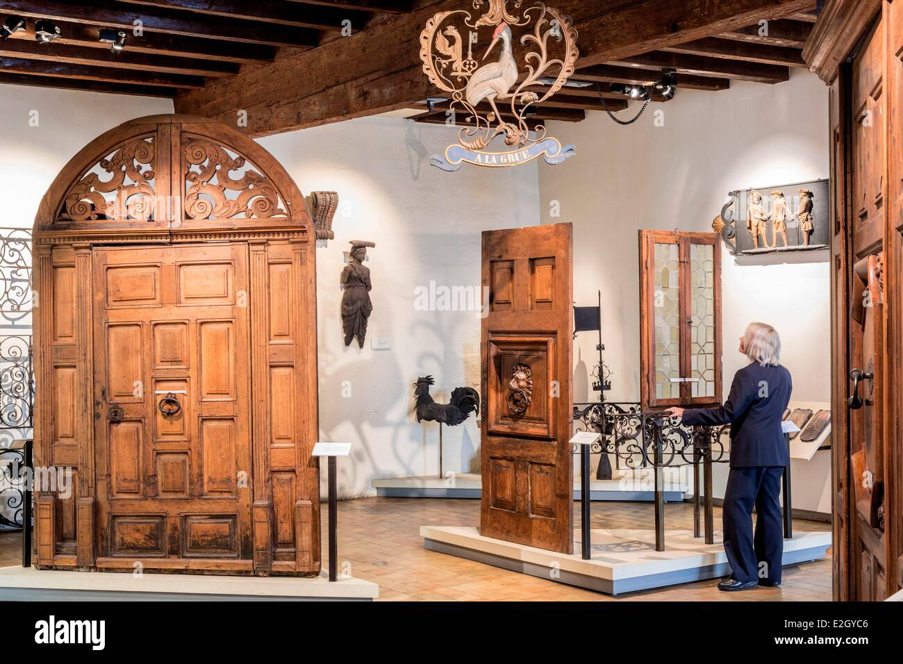 Schweiz Genf alte Stadt Maison Tavel Museum der Stadtgeschichte und des täglichen Lebens Stockfoto