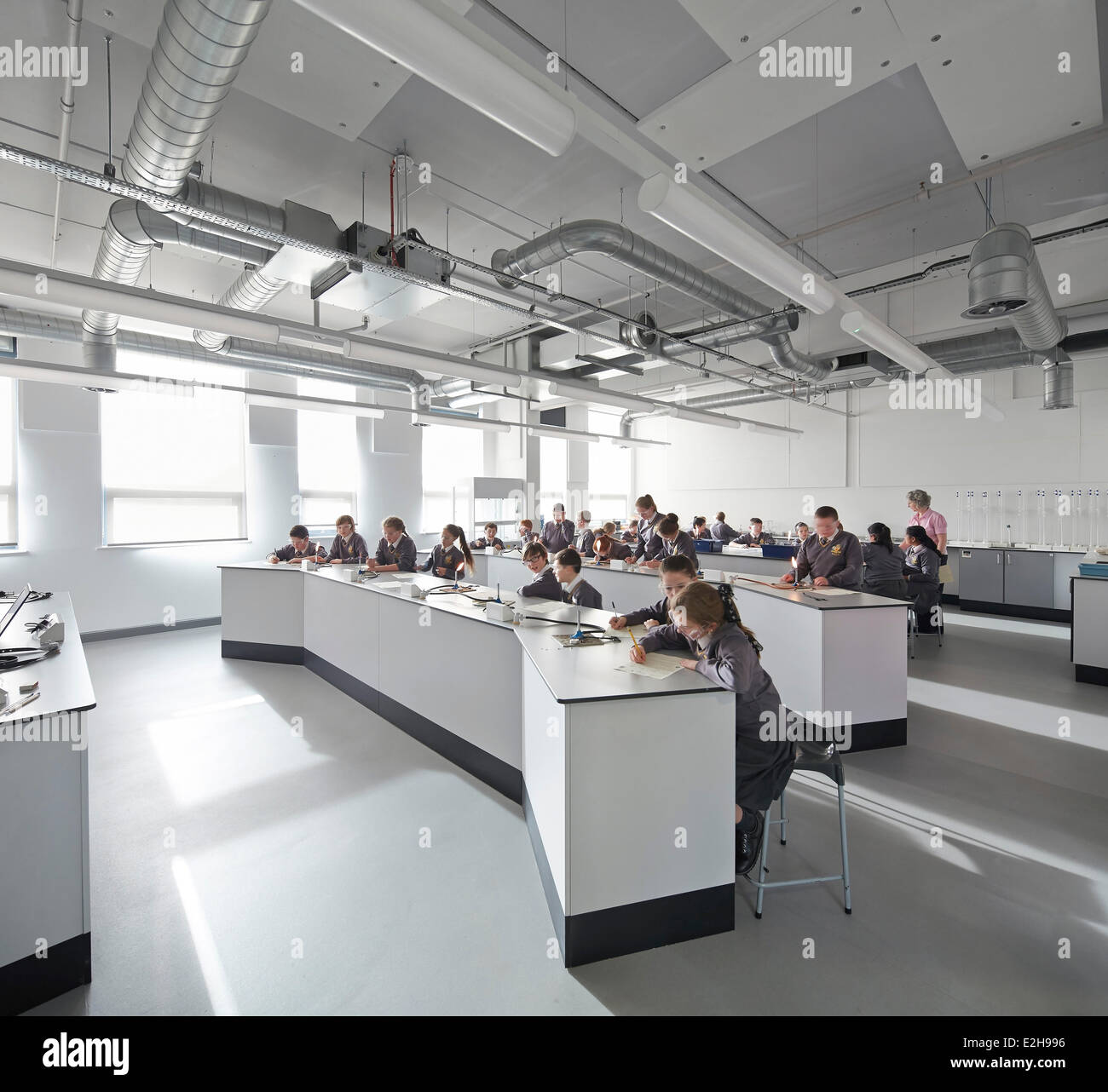 Notre Dame Catholic College, Everton, Vereinigtes Königreich. Architekt: Sheppard Robson, 2014. Stockfoto