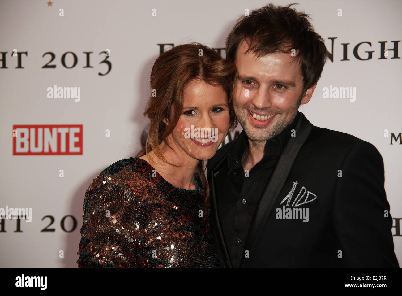 Mareile Höppner-Schönfeld und Arne Schönfeld bei 63. Berlin International Film Festival (Berlinale) - Bunte / BWM Festival Nacht im Berliner Humboldt Carrée am Behrendtstraße.  Wo: Berlin, Deutschland bei: 8. Februar 2013 Stockfoto