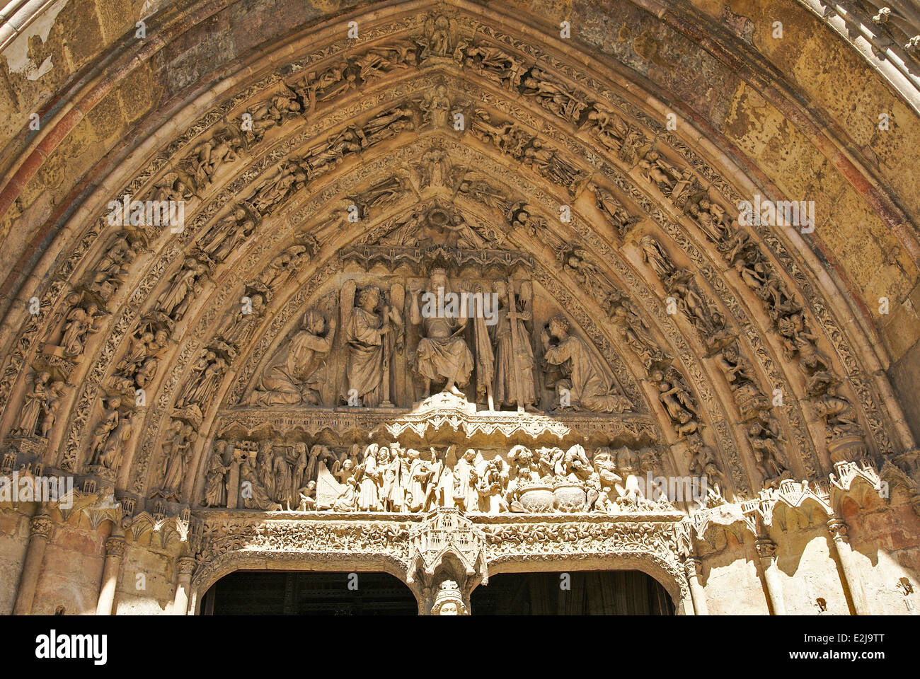 Gotische Kathedrale León, Spanien León, auch genannt The House of Light oder Pulchra Leonina Stockfoto