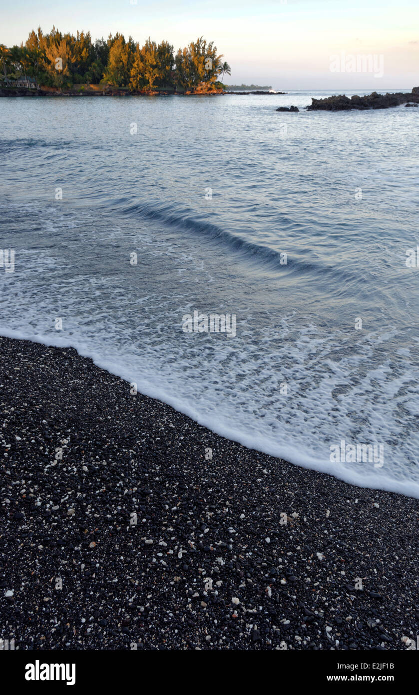 Sonnenaufgang, Waialea Bay, Hawaii, Big Island, Vereinigte Staaten von Amerika Stockfoto