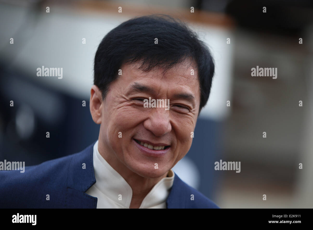 Jackie Chan an einem Fototermin für "Chang' an eine Yacht im Hafen von Cannes während der 65. Filmfestspiele von Cannes.  Wo: Cannes, Frankreich bei: 16. Mai 2013 Stockfoto