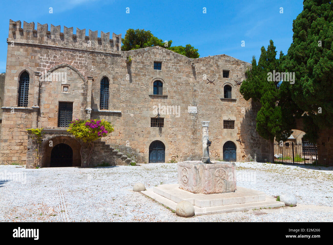 Mittelalterlichen Stadt von Rhodos in Griechenland Stockfoto