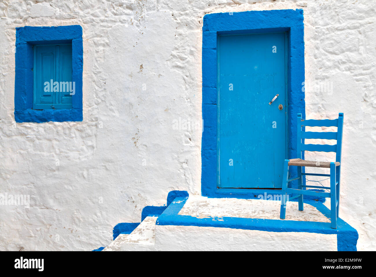 Traditionelle griechische Haus auf der Insel Kos in Griechenland Stockfoto