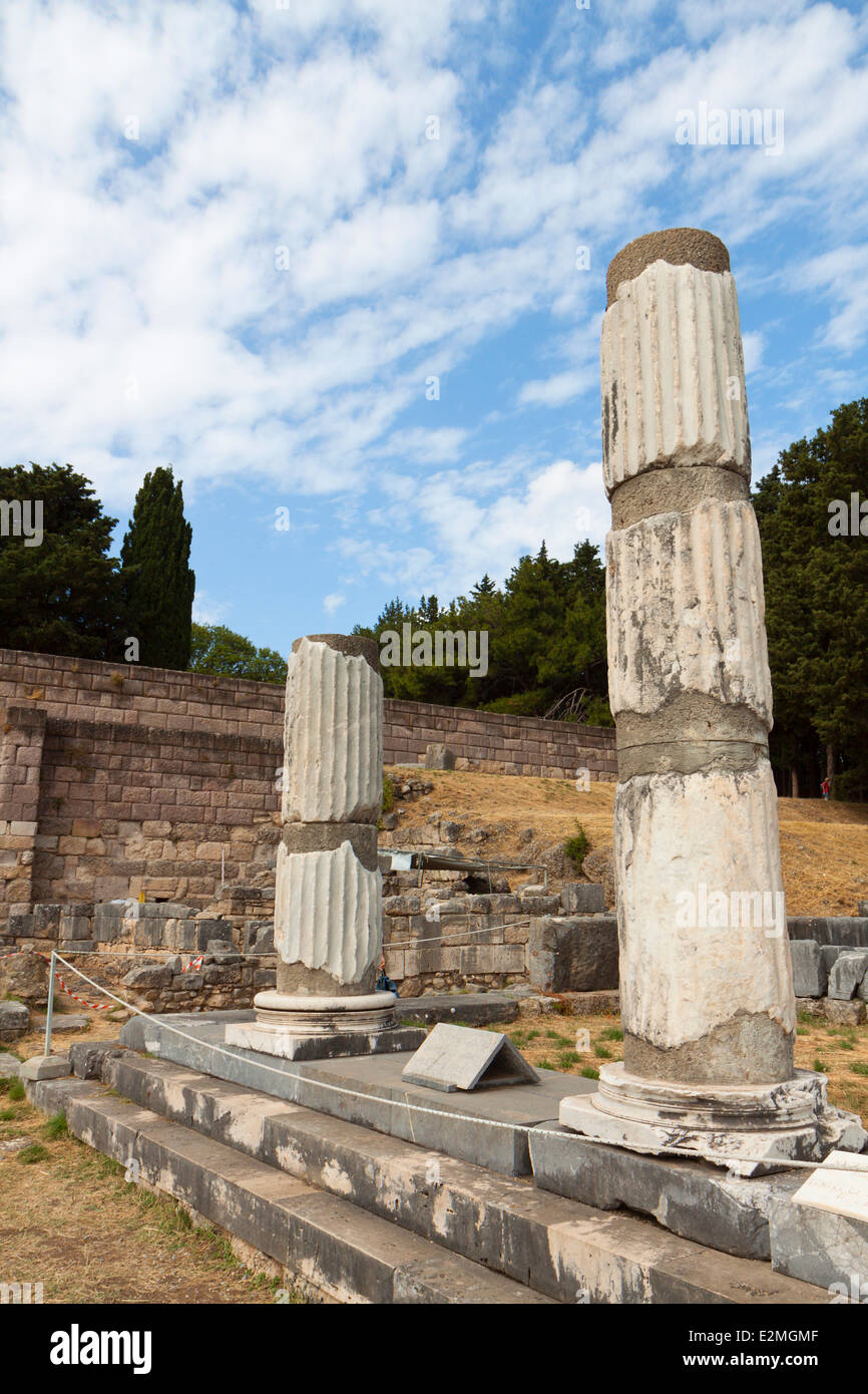 Antike Stätte von Asklepie auf der Insel Kos in Griechenland Stockfoto