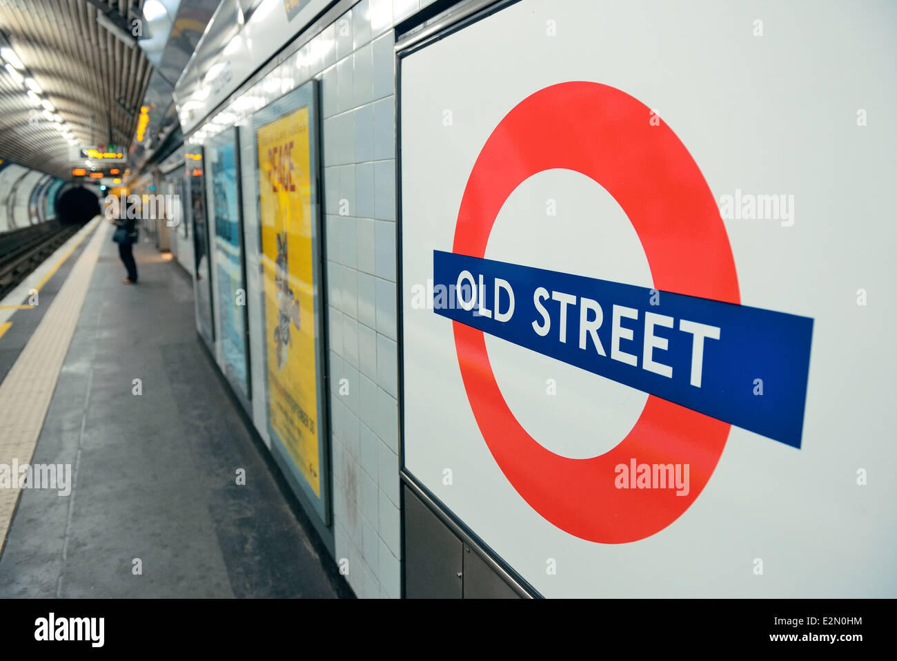 London Underground Station-Interieur Stockfoto