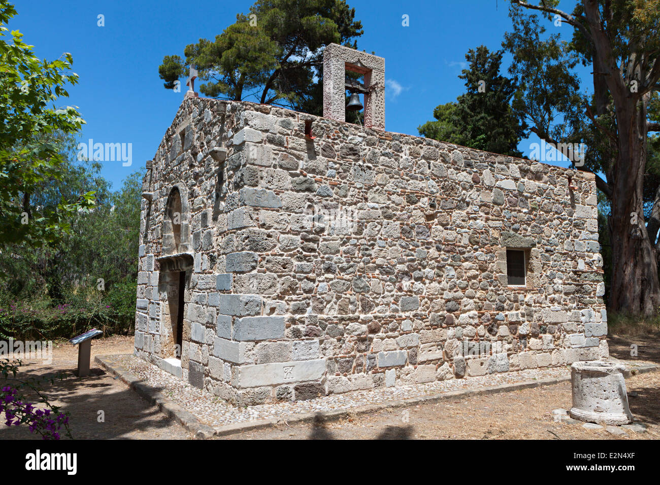 Traditionelle orthodoxe griechische Kirche des Hl. Johannes auf der Insel Kos in Griechenland Stockfoto