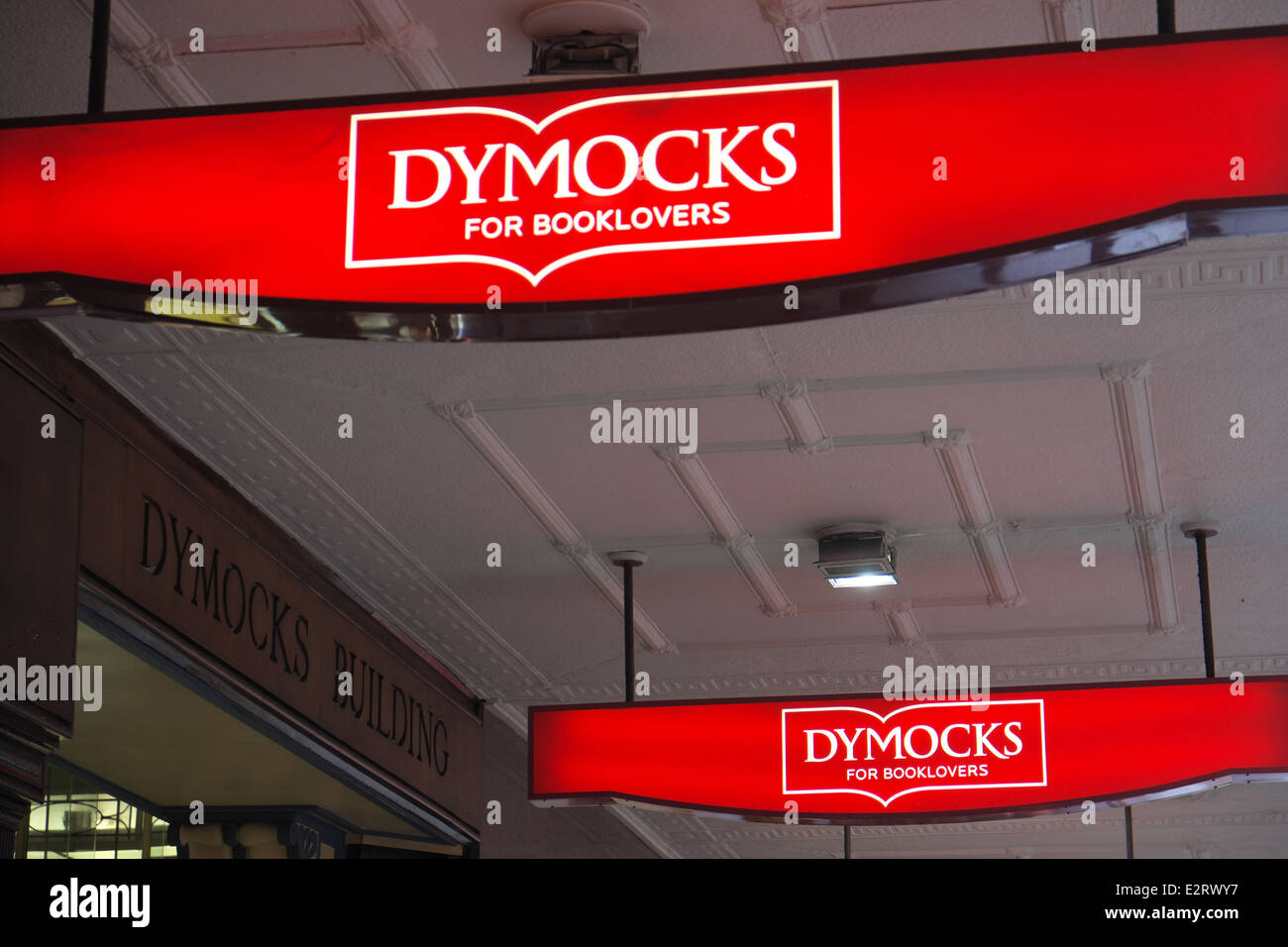 Dymocks Buchhändler speichern auf der George Street im Stadtzentrum von Sydney, Nsw, Australien Stockfoto