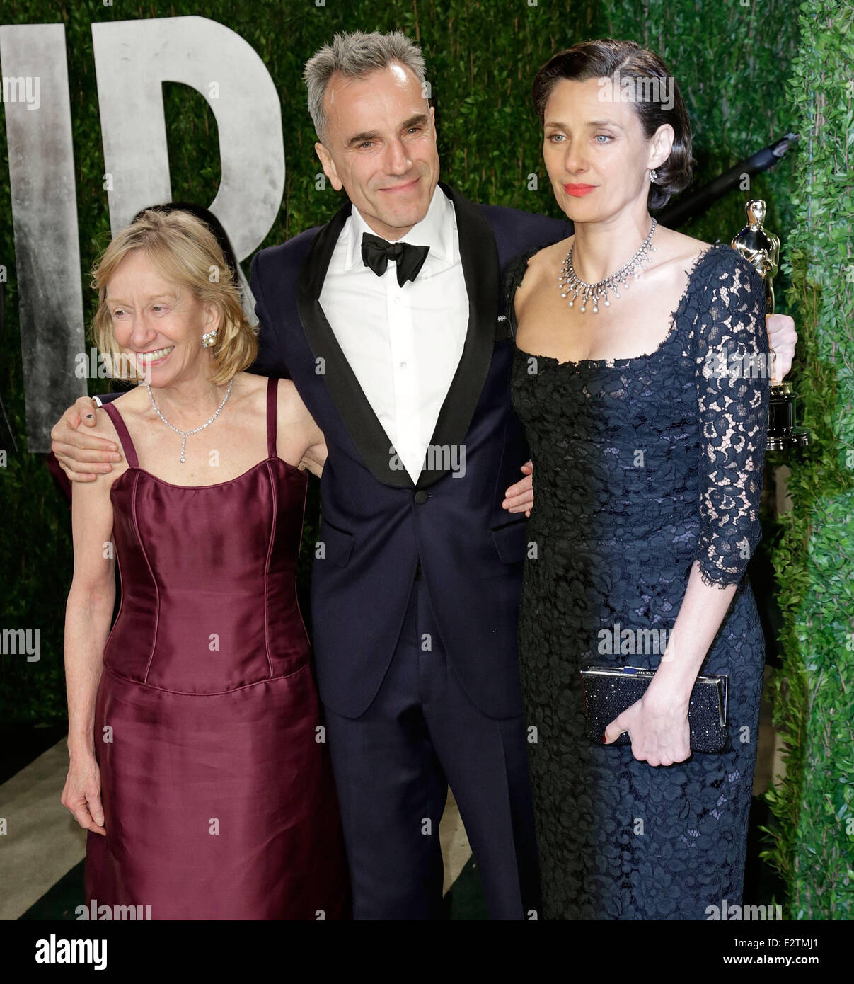 2013 Vanity Fair Oscar Party bei Sonnenuntergang Turm - Ankünfte mit: Doris Kearns Goodwin, Schauspieler Daniel Day-Lewis, Rebecca Miller wo: Los Angeles, California, Vereinigte Staaten von Amerika bei: 25. Februar 2013 Stockfoto