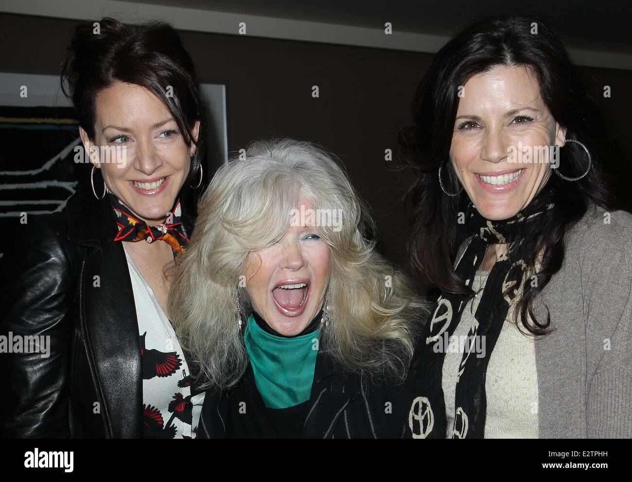 Roger Neal Hollywood Schönheit & Couture Suite Stil feiert den 85. jährlichen Oscars abgehaltenen L'Ermitage Hotel Featuring: Joely Fisher, Connie Stevens, Tricia Leigh Fisher wo: Beverly Hills, Kalifornien, USA bei: 20. Februar 2013 Stockfoto