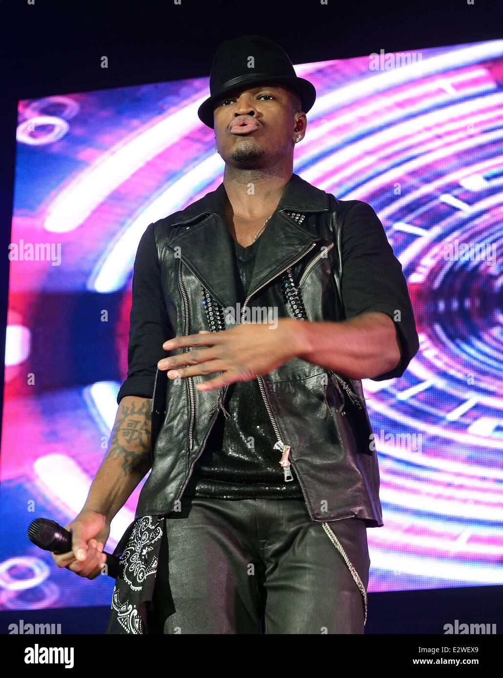 NeYo auf seiner R.E.DTour an der O2 Arena Featuring NeYo wo Dublin