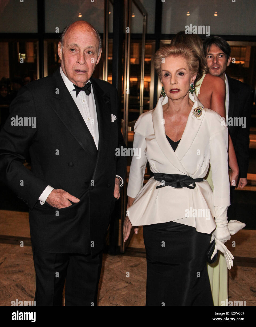 School Of American Ballet 2013 Winter Ball - Ankünfte mit: Carolina Herrera, Reinaldo Herrera Guevara wo: New York City, New York, Vereinigte Staaten, wann: 11. März 2013 Stockfoto