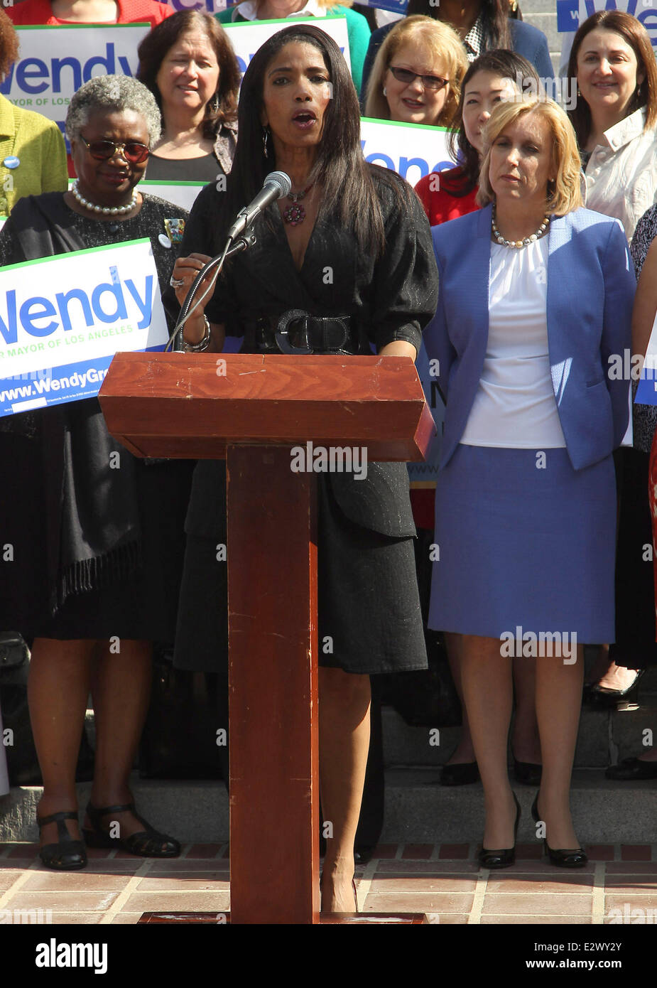 Emilys Liste Rücken Wendy Greuel für Bürgermeister von Los Angeles wo: Los Angeles, California, Vereinigte Staaten von Amerika bei: 16. März 2013 Stockfoto