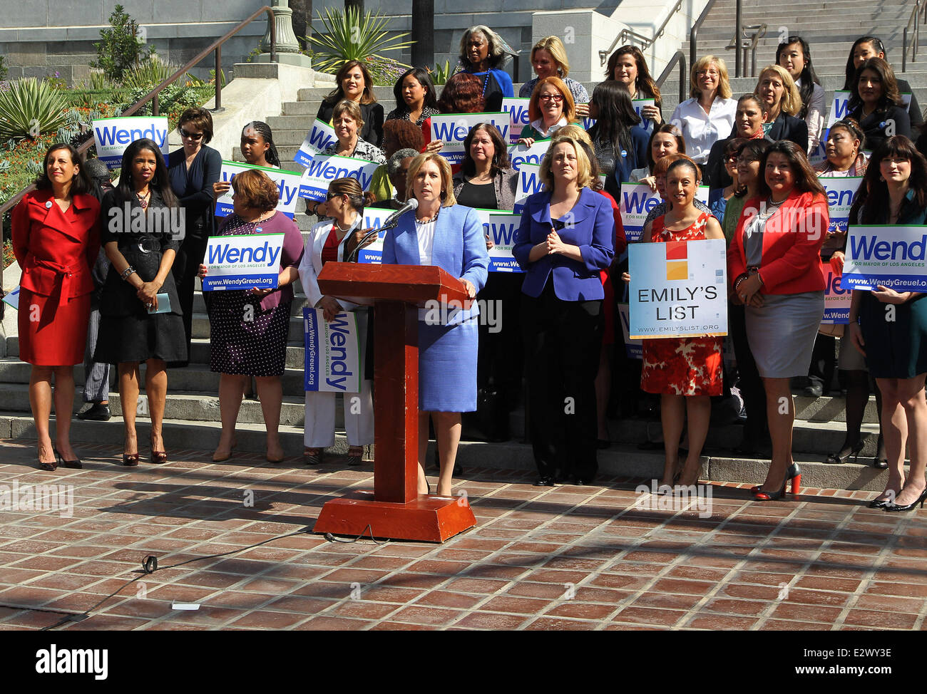 Emilys Liste Rücken Wendy Greuel für Bürgermeister von Los Angeles mit: Wendy Greuel Where: Los Angeles, California, Vereinigte Staaten von Amerika bei: 16. März 2013 Stockfoto