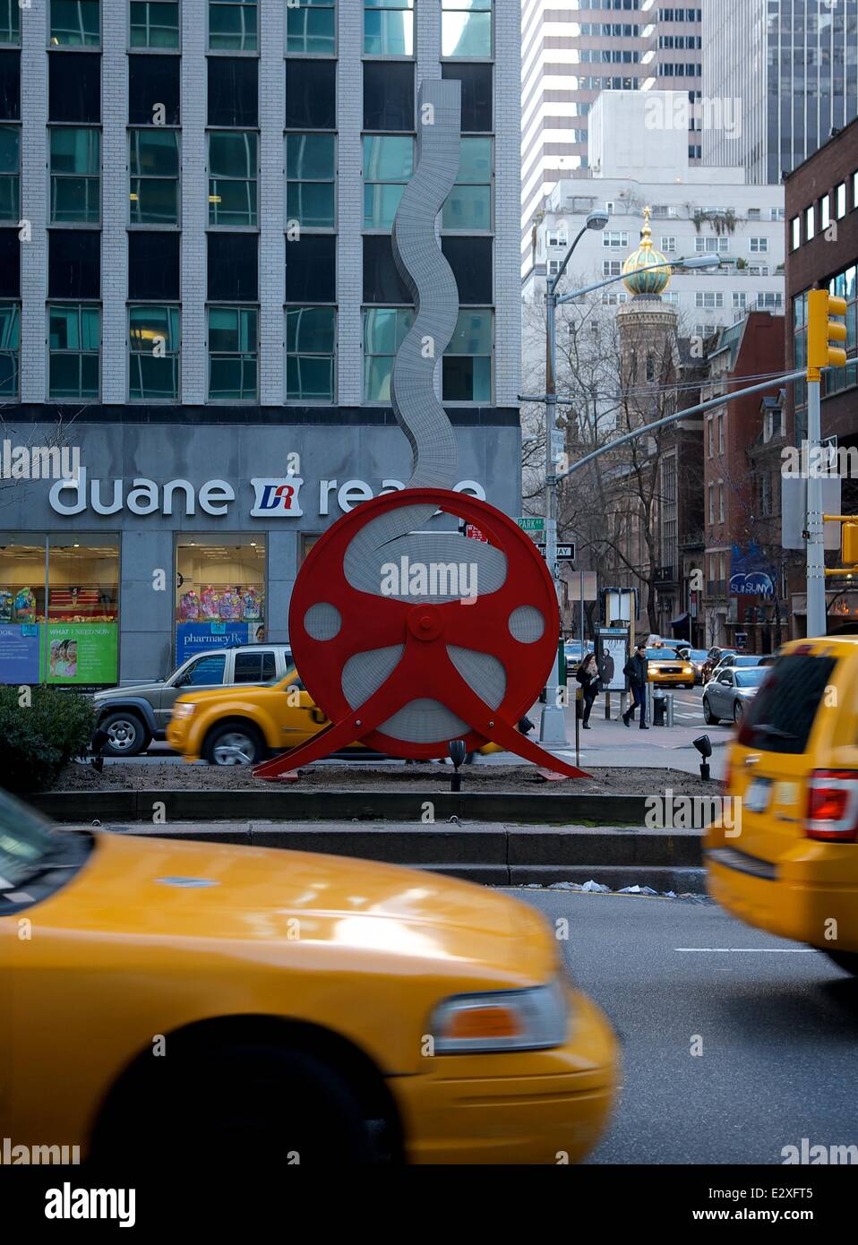 Kubanische Künstler Alexandre Arrechea neue Kunst im öffentlichen Raum-Serie "No Limit" ist derzeit auf dem Display an der Park Avenue Malls mit Manhattan: Atmosphäre wo: New York City, NY, USA bei: 23. März 2013 Stockfoto