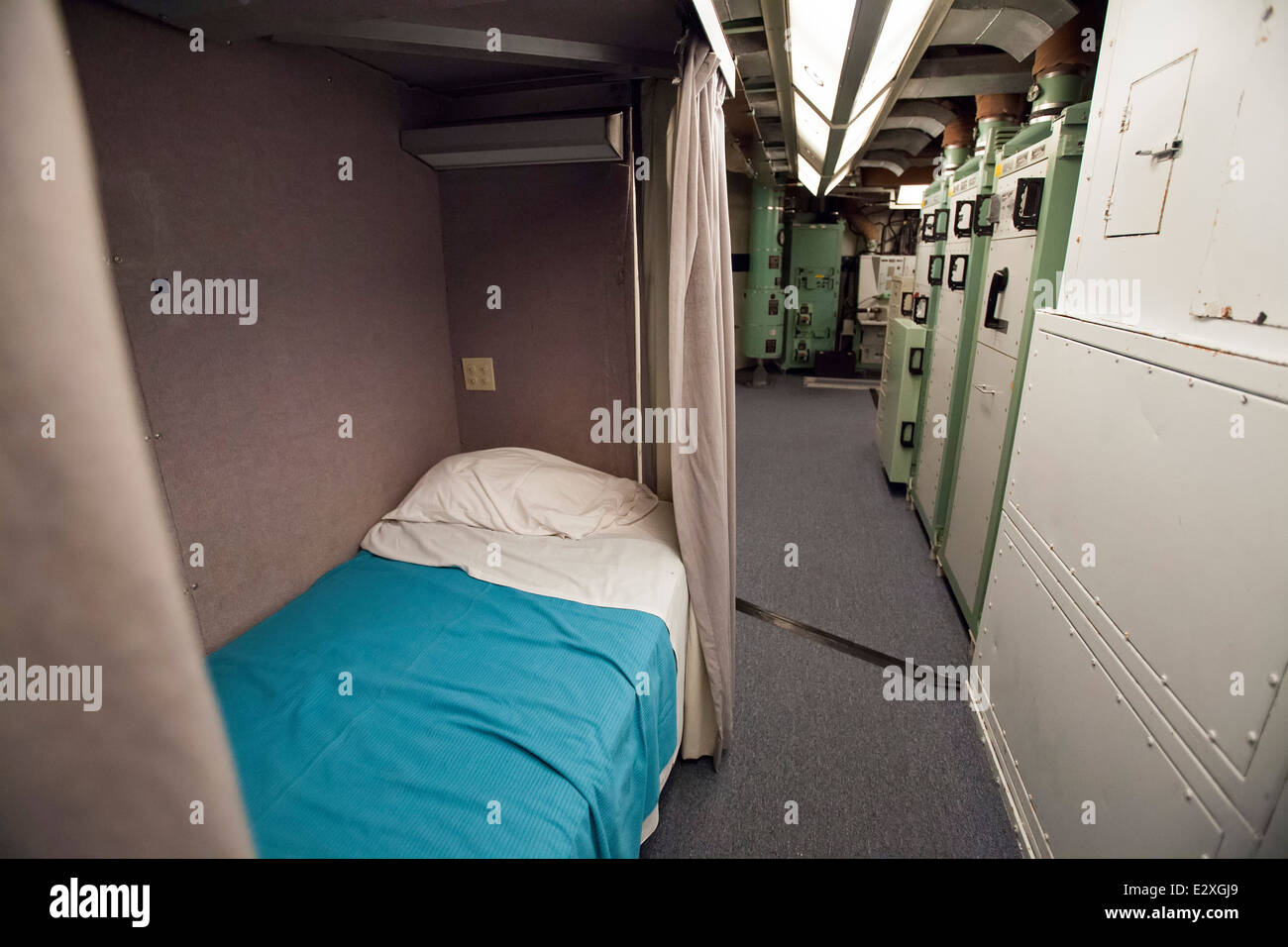 Der Ronald Reagan Minuteman Rakete State Historic Site, ein Start-Control-Anlage, die 10 Atomraketen gesteuert. Stockfoto