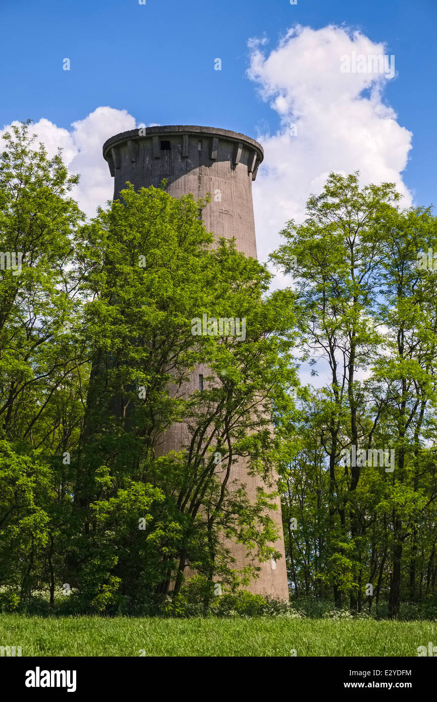 Ehemalige Radarturm in Weesow bei Werneuchen, Brandenburg, Deutschland Stockfoto