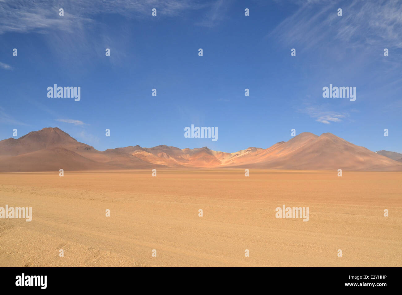 Dali es Wüste, surreal bunten karge Landschaft Stockfoto