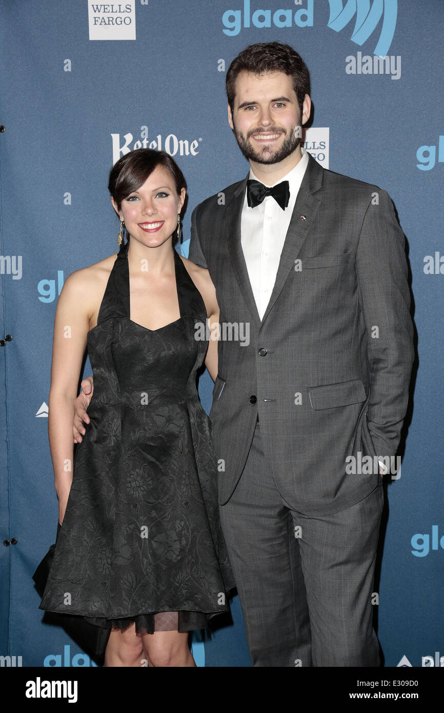 24. annual GLAAD Media Awards statt im JW Marriott - Ankünfte Featuring: Gast, Zach Wahls Where: Los Angeles, CA, Vereinigte Staaten von Amerika bei: 21 Apr 2013Ein To/WENN.com Stockfoto