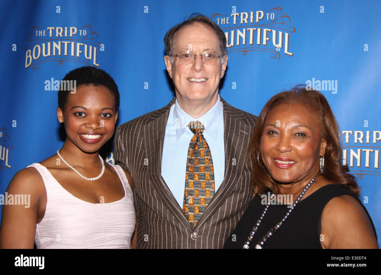 Broadway-Premiere von "The Trip, Bountiful" statt, an der Copacabana Nightclub - nach der Party Featuring: Susan Heywood, Bill Kux, Pat Bowie wo: New York City, NY, USA bei: 23. April 2013 Stockfoto