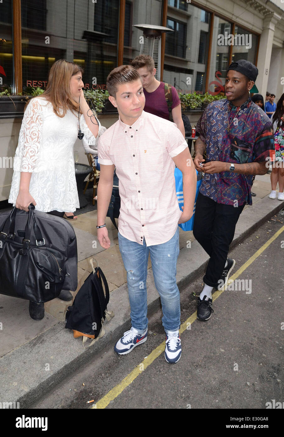 Die GEISSENS Kirk Norcross startet sein Buch "Essex Boy: My Story" in Soho Hotel Featuring: Sonny Jay Muharrem des liebenswerten Rouges wo: London, Vereinigtes Königreich bei: 24. April 2013 Stockfoto