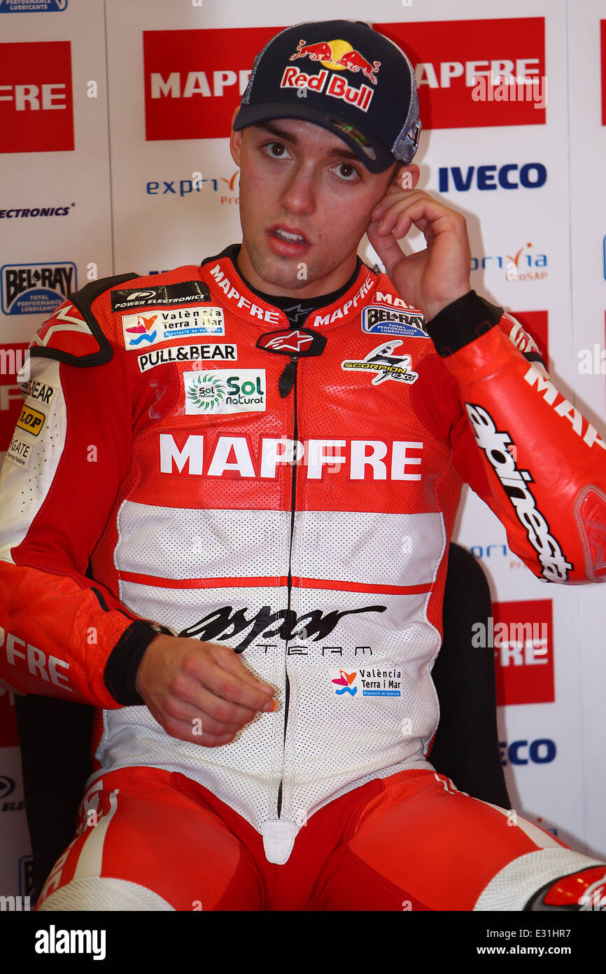 MOTO GP Saison 2013 - Motorrad-Rennsport mit: Jonas FOLGER wo: Jerez, Andalusien, Spanien bei: 5. Mai 2013 Stockfoto