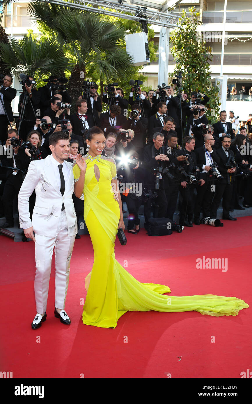 Selita Ebanks besucht "Blood Ties" roten Teppich während der 66. jährlichen Cannes Film Festival im Palais des Festivals im 20. Mai 2013 in Cannes, Frankreich...  Mitwirkende: Selita Ebanks wo: Cannes, Frankreich bei: 20. Mai 2013 Stockfoto