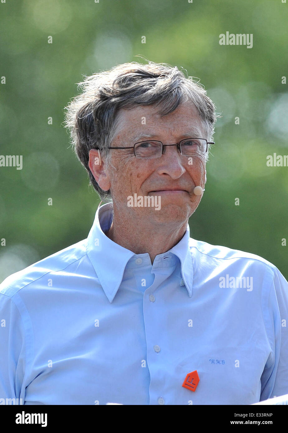 Groß wenn London statt am Hyde Park Featuring: Bill Gates wo: London, Vereinigtes Königreich bei: 8. Juni 2013. Stockfoto