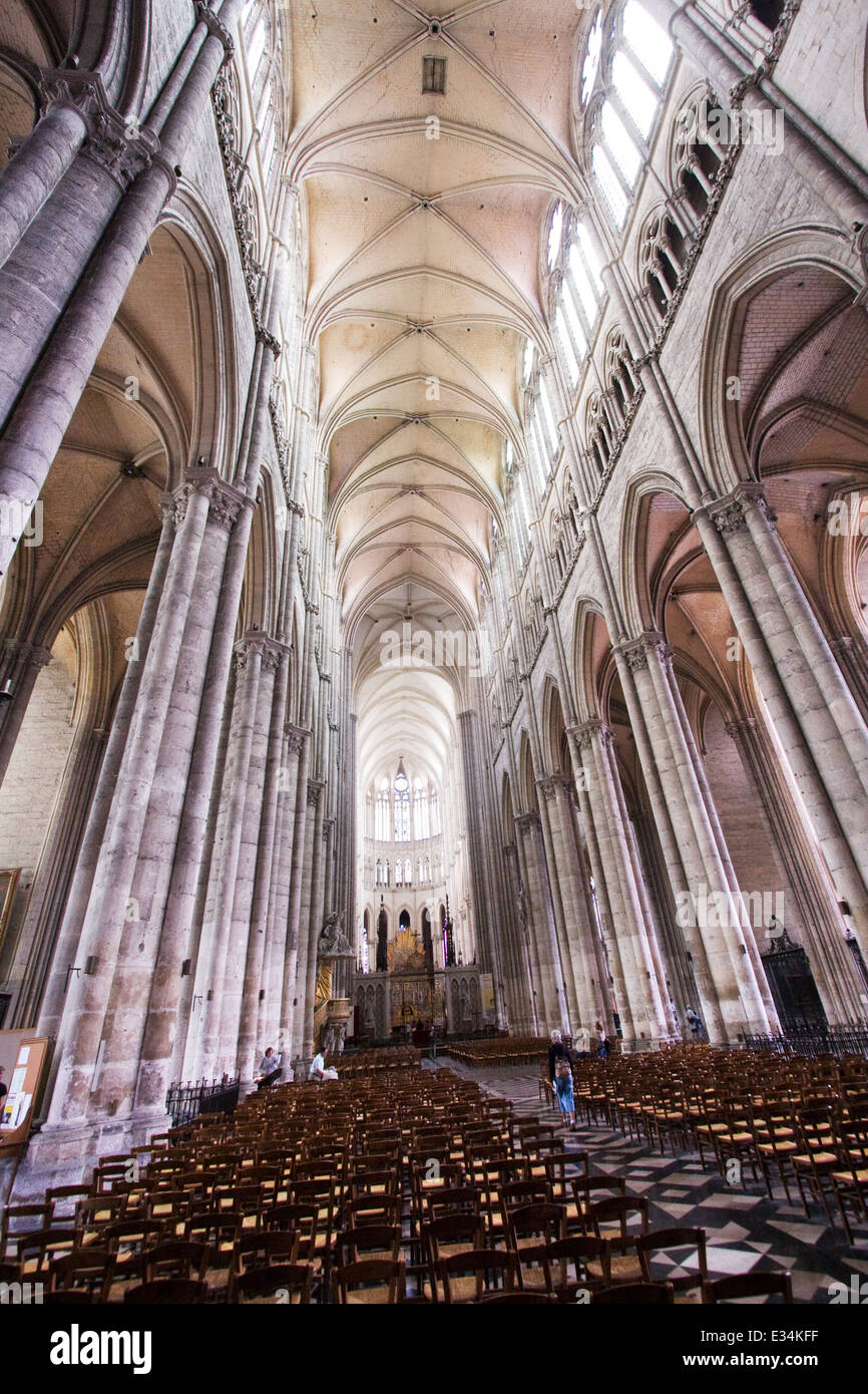 Kathedrale von Amiens Frankreich Stockfoto