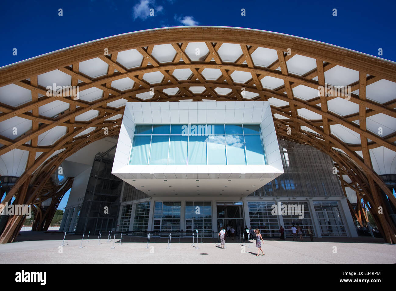 Centre Pompidou Metz Frankreich Stockfoto