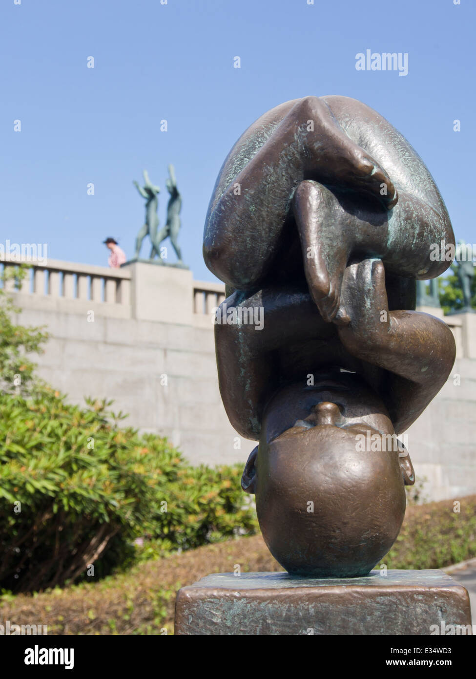 Frognerparken, Gustav Vigeland Skulpturen Park, Oslo Norwegen, Bronze