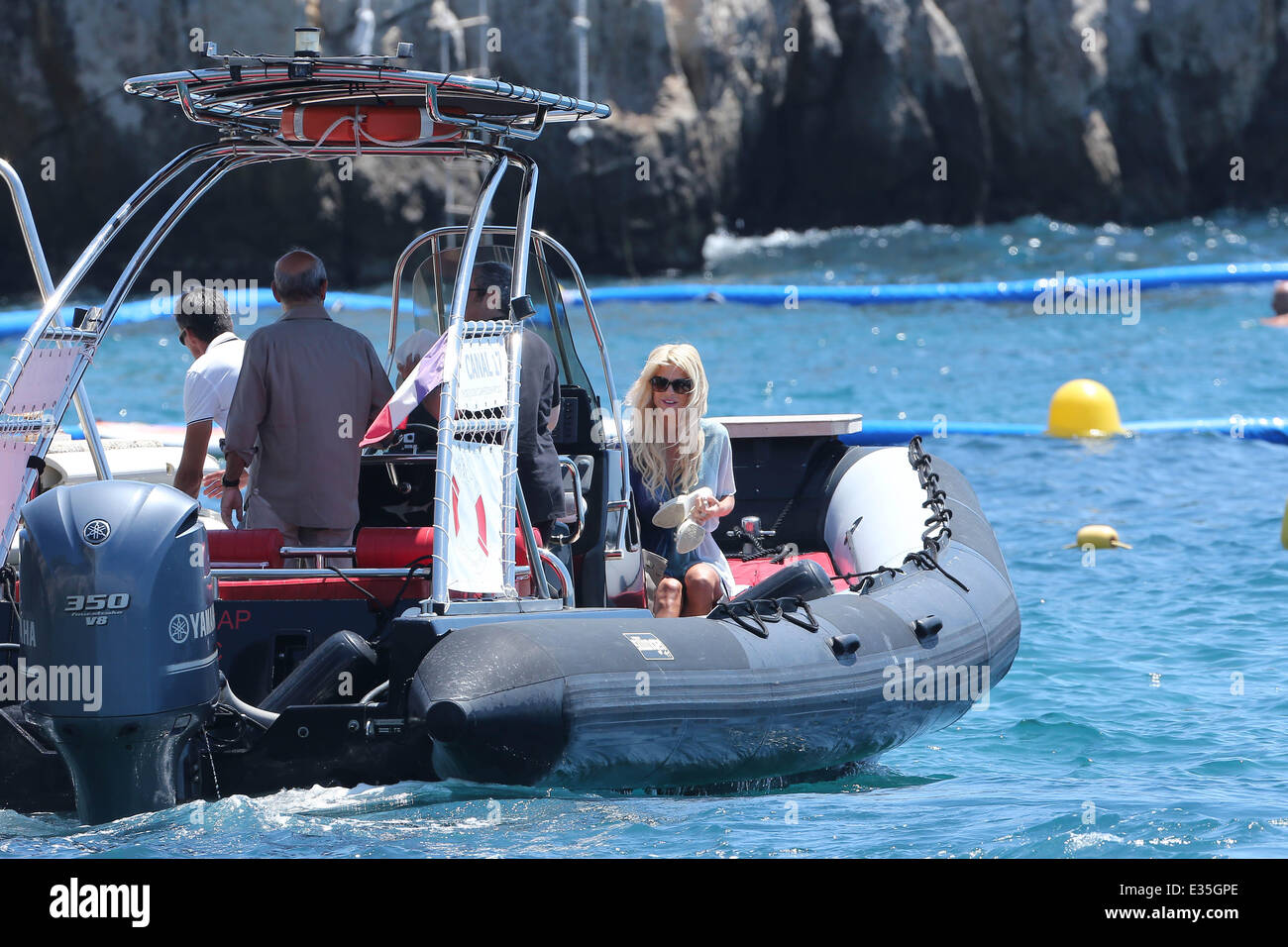 Victoria Silvstedt genießt den Tag mit Freunden im Hotel Du Cap-Eden