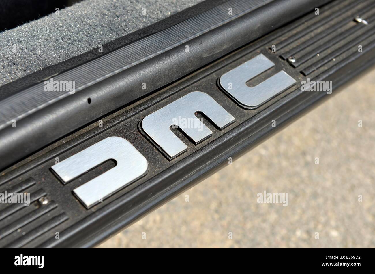 DeLorean Autos Besitzer Rallye, Oldtimer-DeLorean DMC-12, Großbritannien. UK Stockfoto