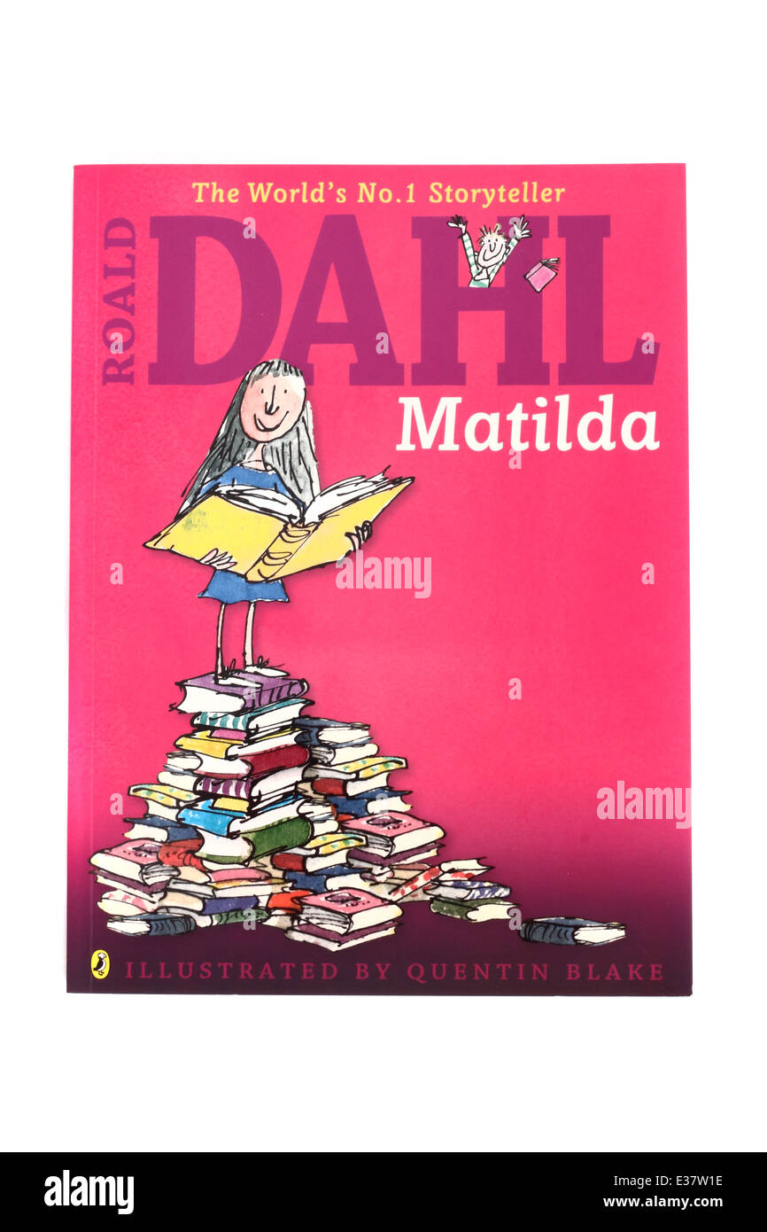 Matilda, ein Kinderbuch von Roald Dahl Stockfoto