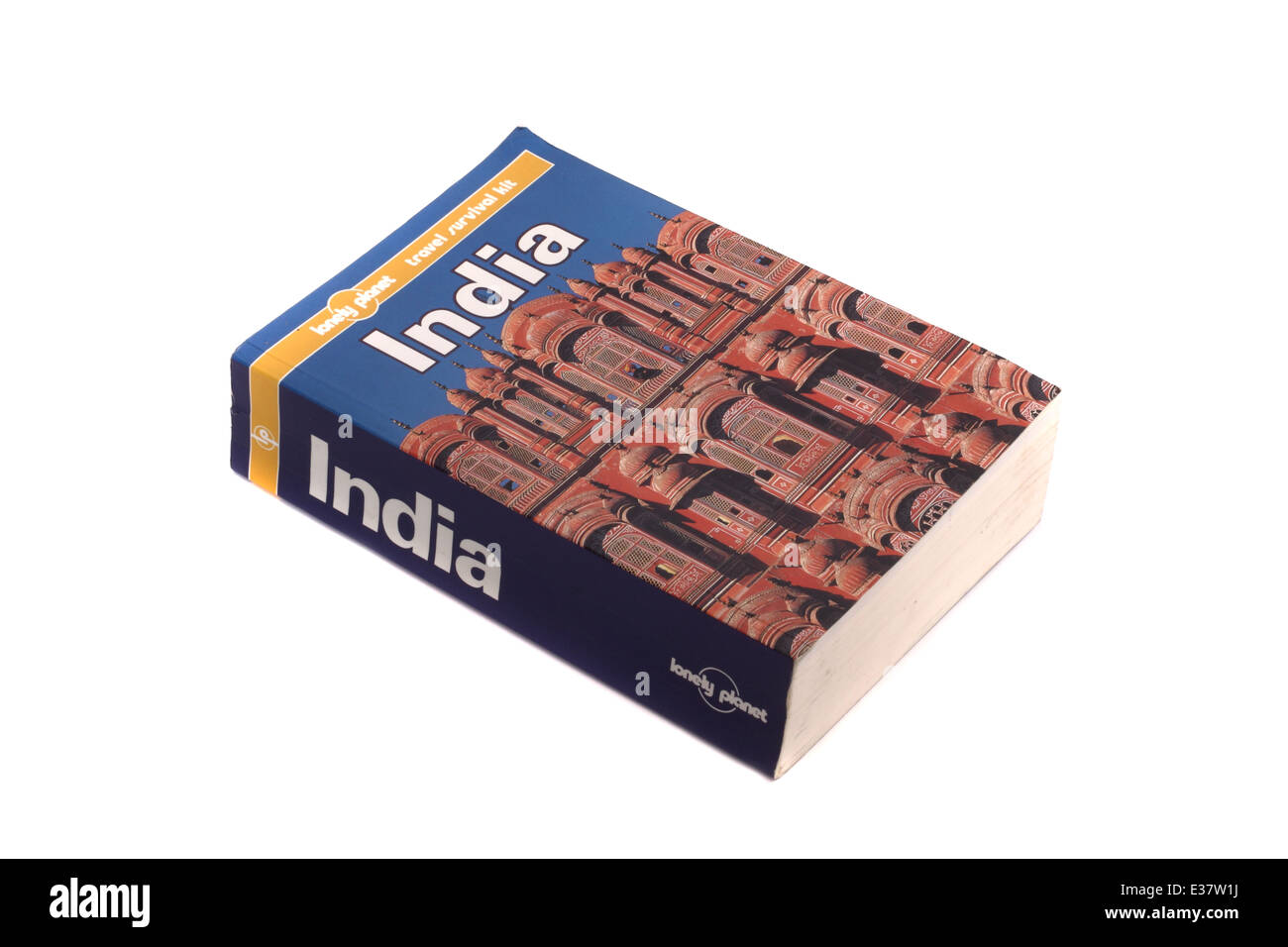 Lonely Planet Reiseführer nach Indien. Stockfoto