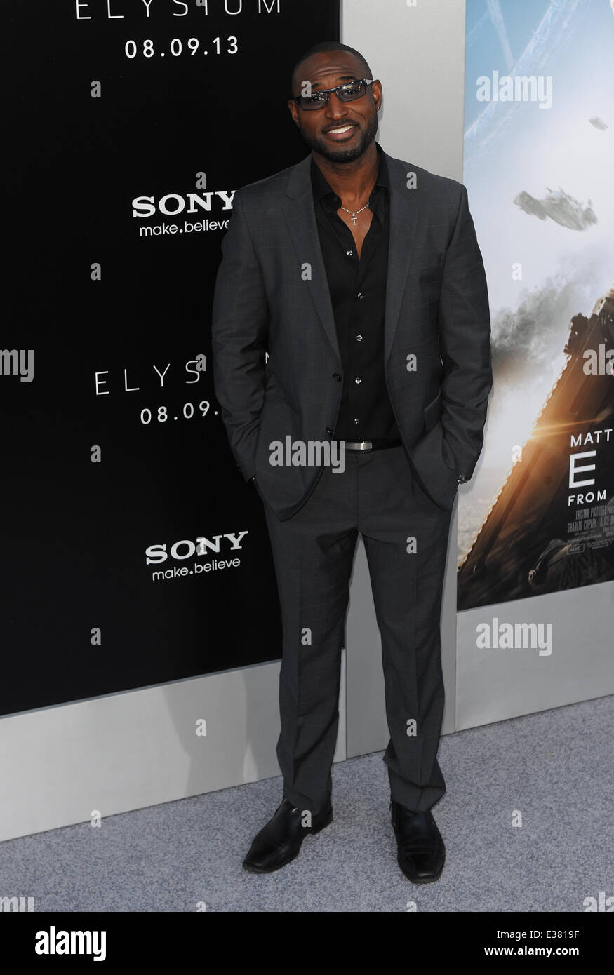 Premiere des TriStar Pictures "Elysium" im Regency Village Theatre in Westwood mit: Adrian Holmes wo: Los Angeles, CA, Stockfoto